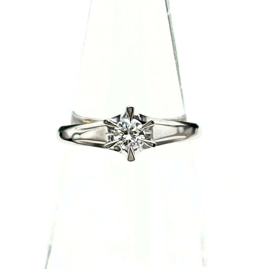 ダイヤモンド デザインリング プラチナ 指輪 リング 11号 Pt900 ダイヤモンド レディース 【中古】nbjwl