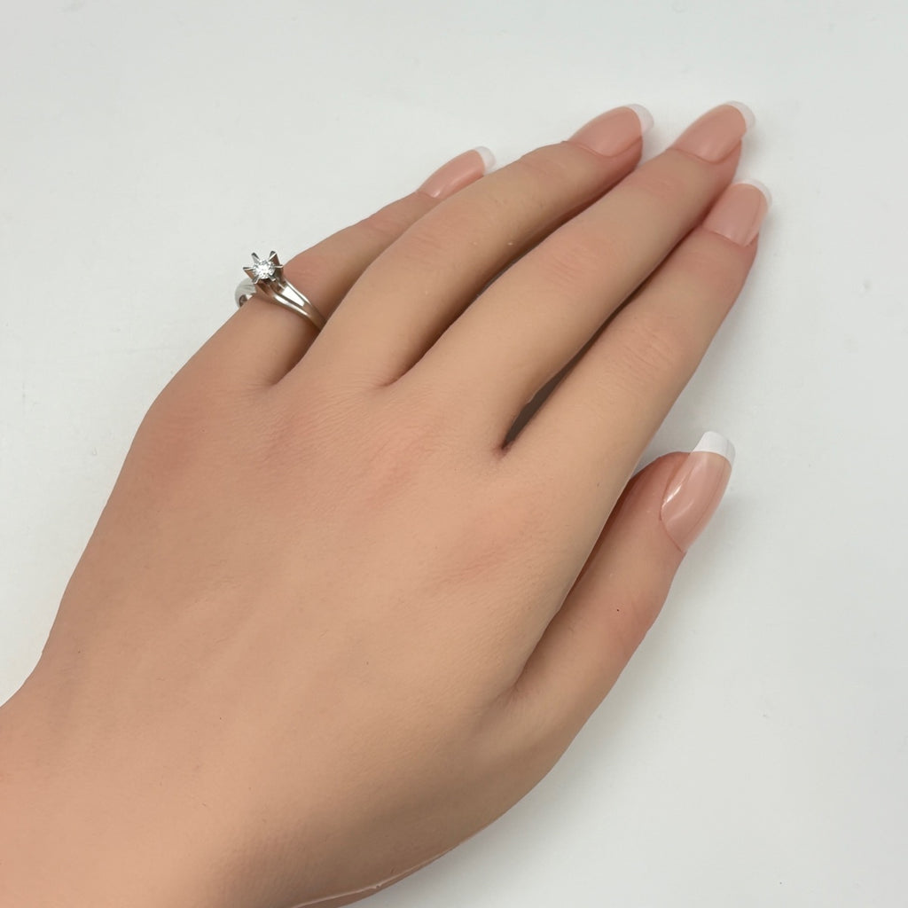 ダイヤモンド デザインリング プラチナ 指輪 リング 11号 Pt900 ダイヤモンド レディース 【中古】nbjwl