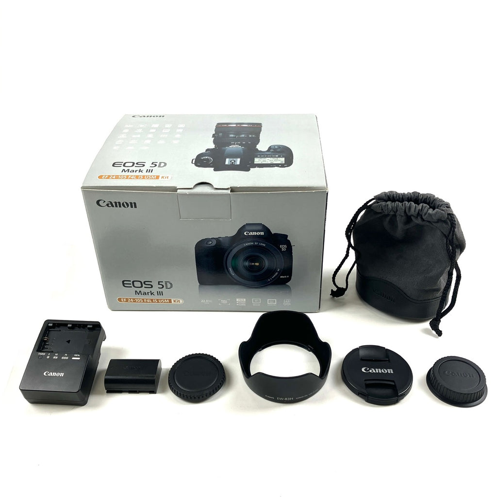 キヤノン Canon EOS 5D Mark III EF 24-105L IS USM レンズキット デジタル 一眼レフカメラ 【中古】cambb