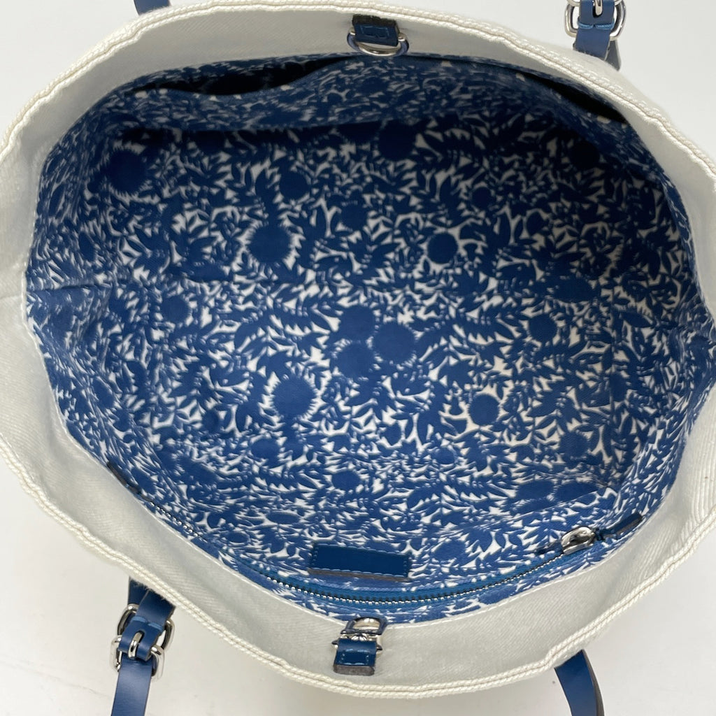 ルイ・ヴィトン カバ PM ショルダーバッグ 2014年サマーコレクション トートバッグ キャンバス サフィール(ブルー) M94504 レディース 【中古】brbag