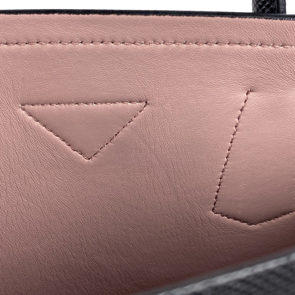 プラダ ドゥーブレ スモールバッグ 2WAY ショルダーバッグ ハンドバッグ レザー ブラック 1BG887 レディース 【中古】brbag