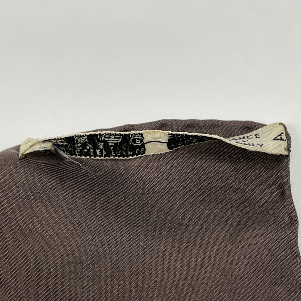 エルメス カレ90 BRISE de CHARME 魅惑のそよ風 扇子 スカーフ シルク ブラウン マルチカラー レディース 【中古】brbag