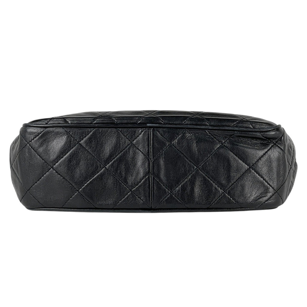 シャネル ココマーク ハンドバッグ マトラッセ ハンドバッグ レザー ブラック レディース 【中古】brbag