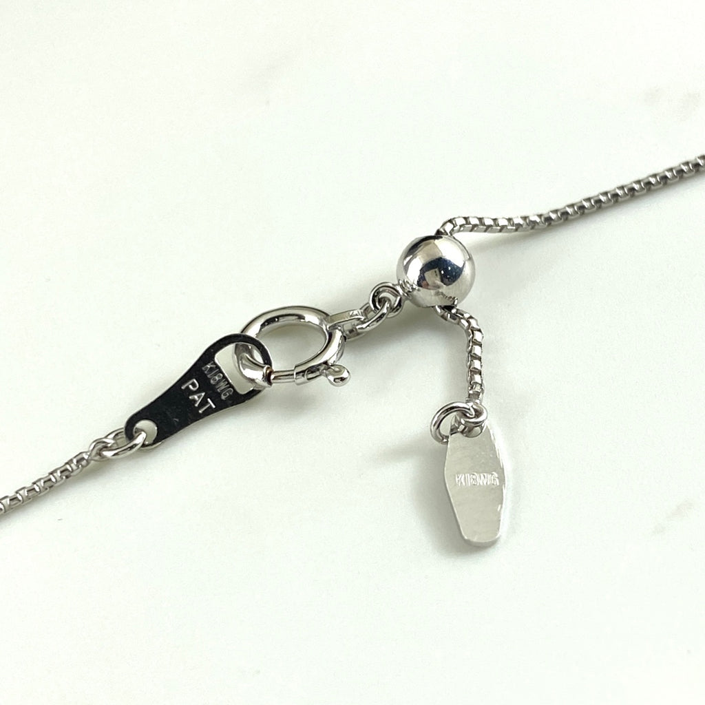 タサキ メレダイヤ デザインネックレス WG ホワイトゴールド ペンダント ネックレス K18 WG ダイヤモンド レディース 【中古】brjwl