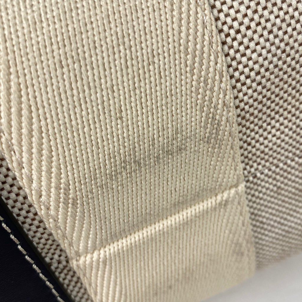 クロエ ウッディ ミディアム トートバッグ Woody ショルダーバッグ ロゴ トートバッグ キャンバス ベージュ レディース 【中古】brbag