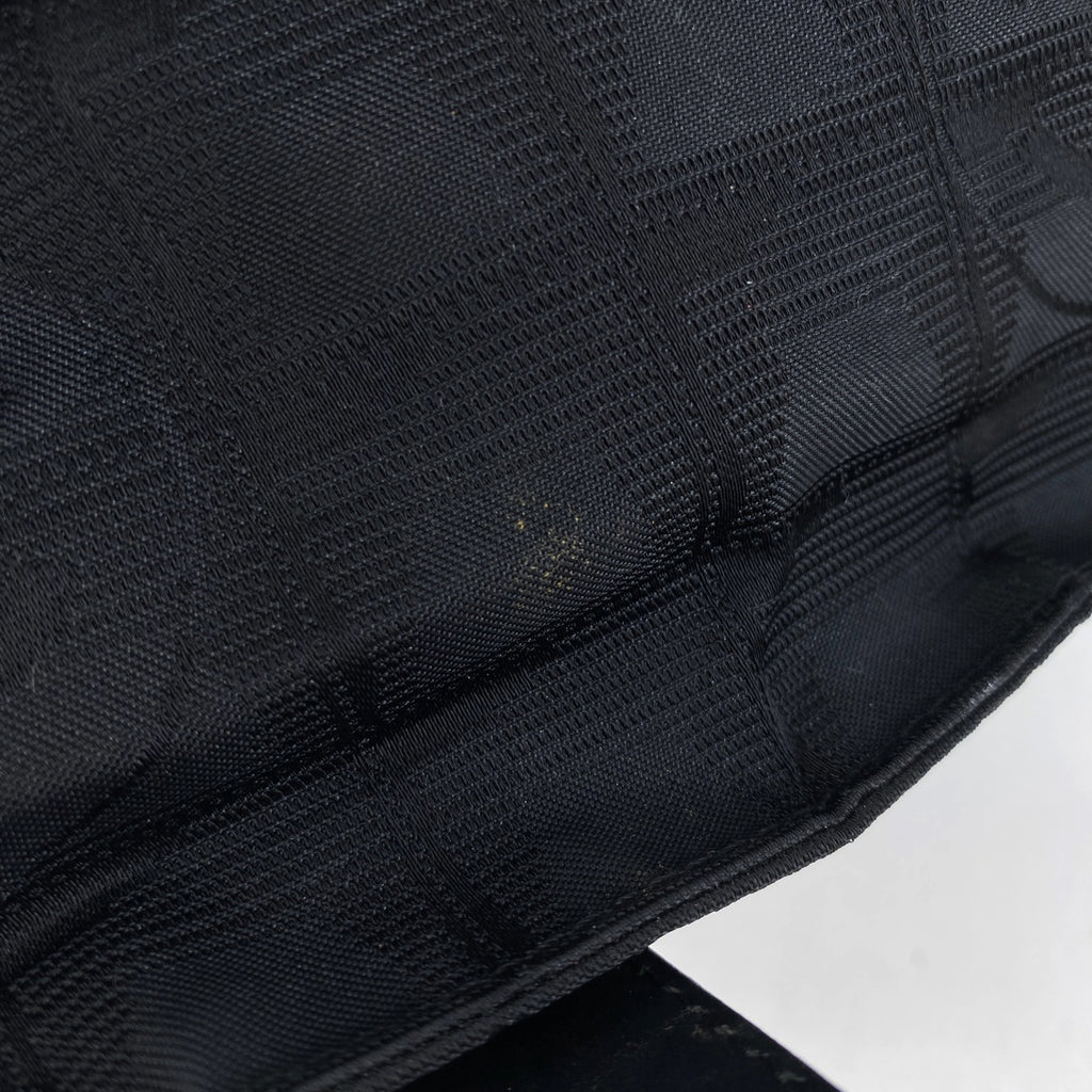 シャネル ニュートラベルライン トート PM ココマーク ハンドバッグ トートバッグ ナイロンジャガード ブラック A20457 レディース 【中古】brbag