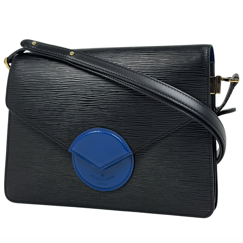 【ジャンク品】ルイ・ヴィトン オッシュ 2WAY 肩掛け 斜め掛け ショルダーバッグ エピ ノワール(ブラック) ブルー M52445 レディース 【中古】brbag