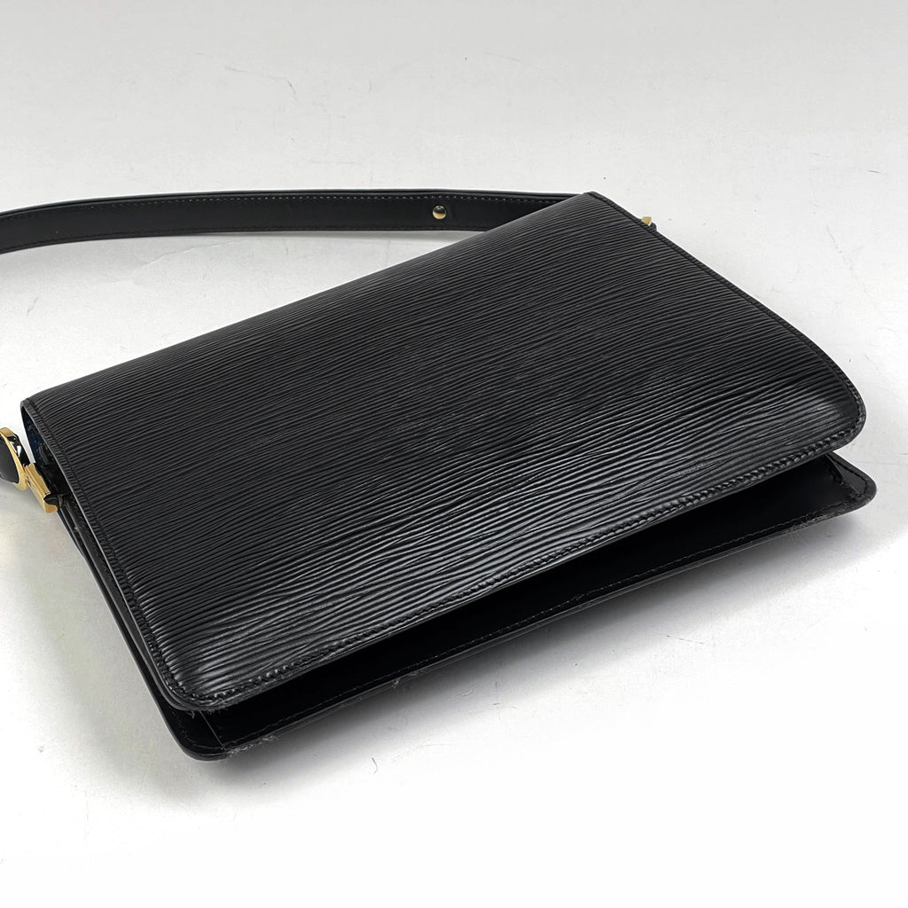 【ジャンク品】ルイ・ヴィトン オッシュ 2WAY 肩掛け 斜め掛け ショルダーバッグ エピ ノワール(ブラック) ブルー M52445 レディース 【中古】brbag