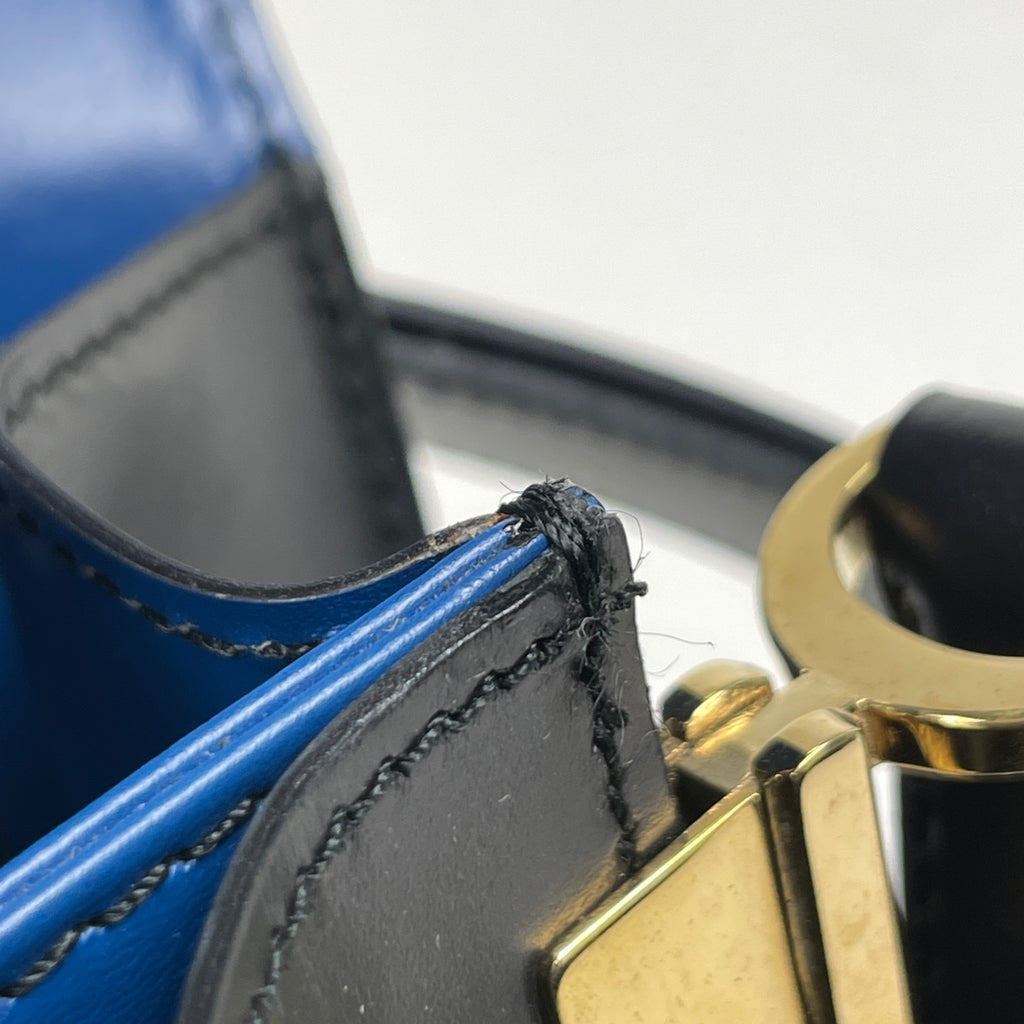 【ジャンク品】ルイ・ヴィトン オッシュ 2WAY 肩掛け 斜め掛け ショルダーバッグ エピ ノワール(ブラック) ブルー M52445 レディース 【中古】brbag