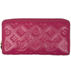 ルイ・ヴィトン ジッピーウォレット ラウンドファスナー ラウンドジップ モノグラムエンボス 長財布 レザー ブーケンビリア M82737 レディース 【中古】brbag