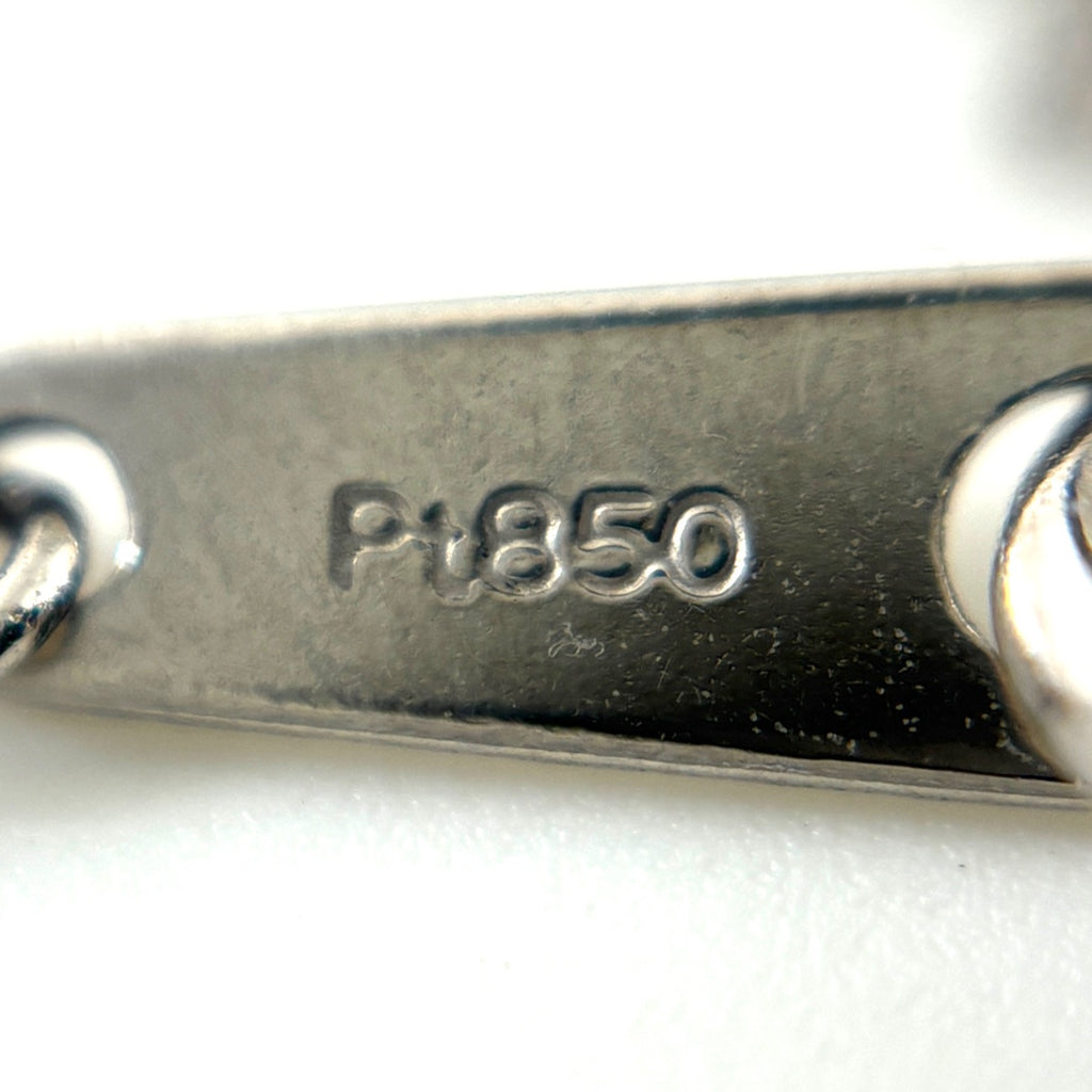 クロスモチーフ ネックレス プラチナ ペンダント メレダイヤ 十字架 ネックレス Pt900 Pt850 ダイヤモンド レディース ノンブランドジュエリー 【中古】nbjwl