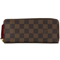ルイ・ヴィトン ポルトフォイユ クレマンス 札入れ 小銭入れ ラウンドファスナー 長財布 ダミエ ブラウン スリーズ N60534 レディース 【中古】brbag