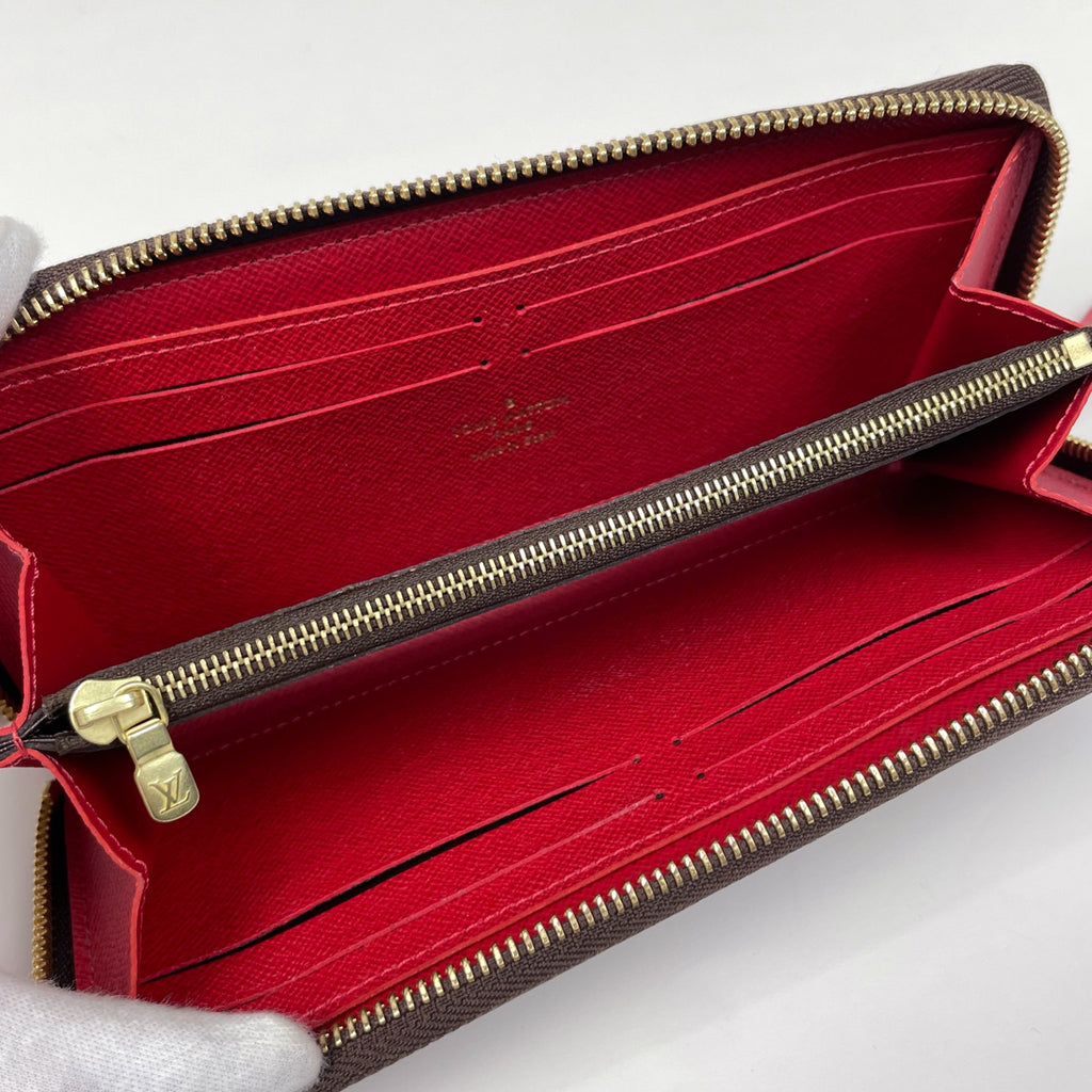 ルイ・ヴィトン ポルトフォイユ クレマンス 札入れ 小銭入れ ラウンドファスナー 長財布 ダミエ ブラウン スリーズ N60534 レディース 【中古】brbag