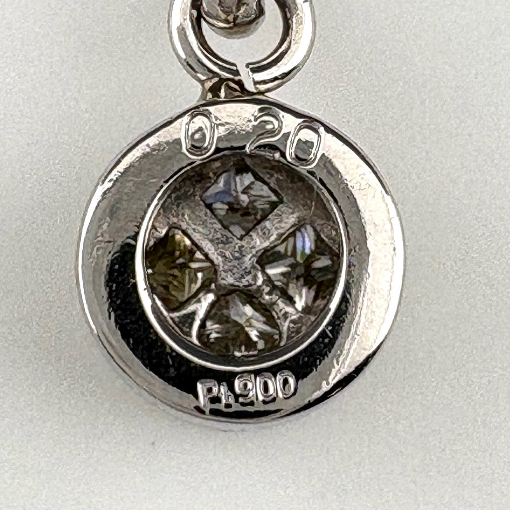 メレダイヤ デザインペンダントトップ プラチナ ペンダントトップ Pt900 ダイヤモンド レディース 【中古】nbjwl