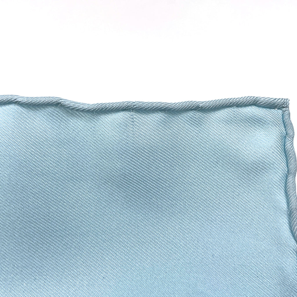 エルメス カレ 90 LA PROMENADE DE LONGCHAMPS ロンシャンへの散歩 馬車 スカーフ シルク ライトブルー マルチカラー レディース 【中古】brbag