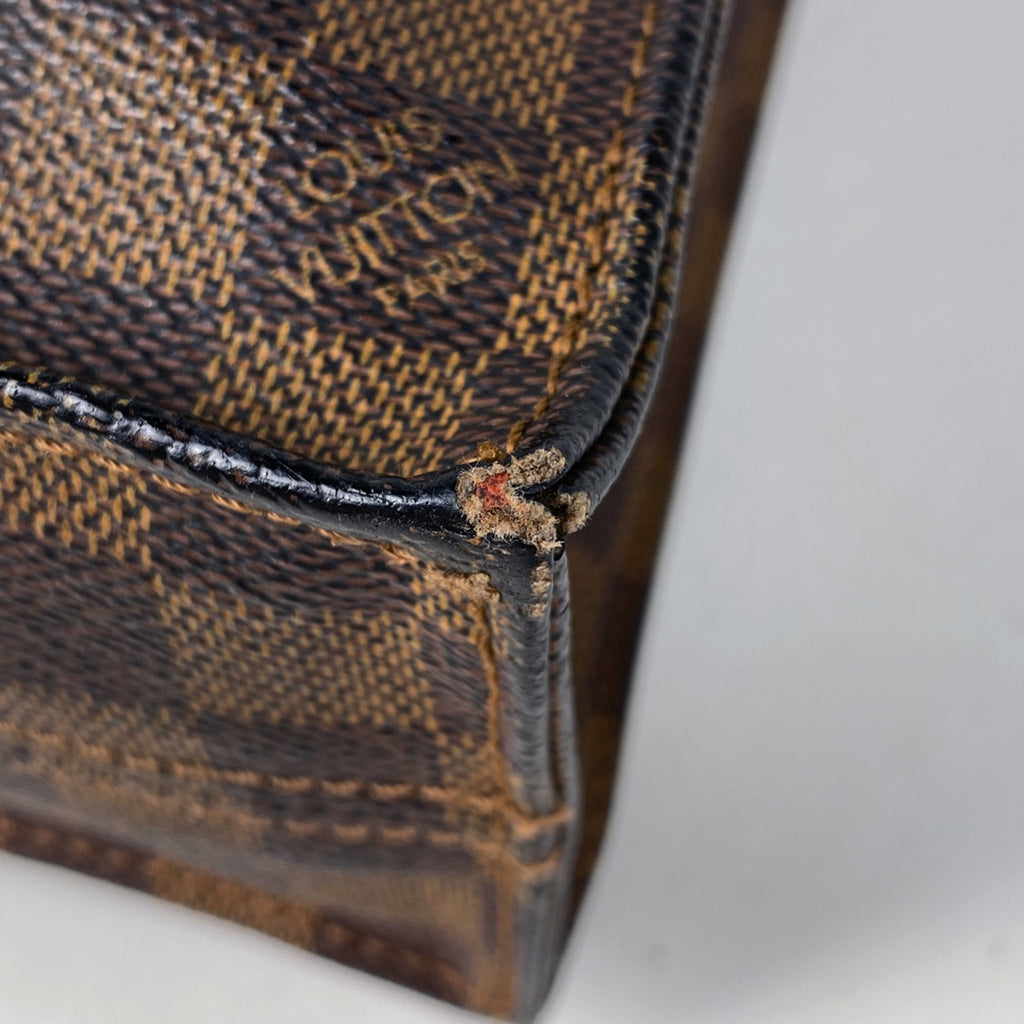 ルイ・ヴィトン サックプラ 通学鞄 ハンドバッグ トートバッグ ダミエ ブラウン N51140 レディース 【中古】brbag