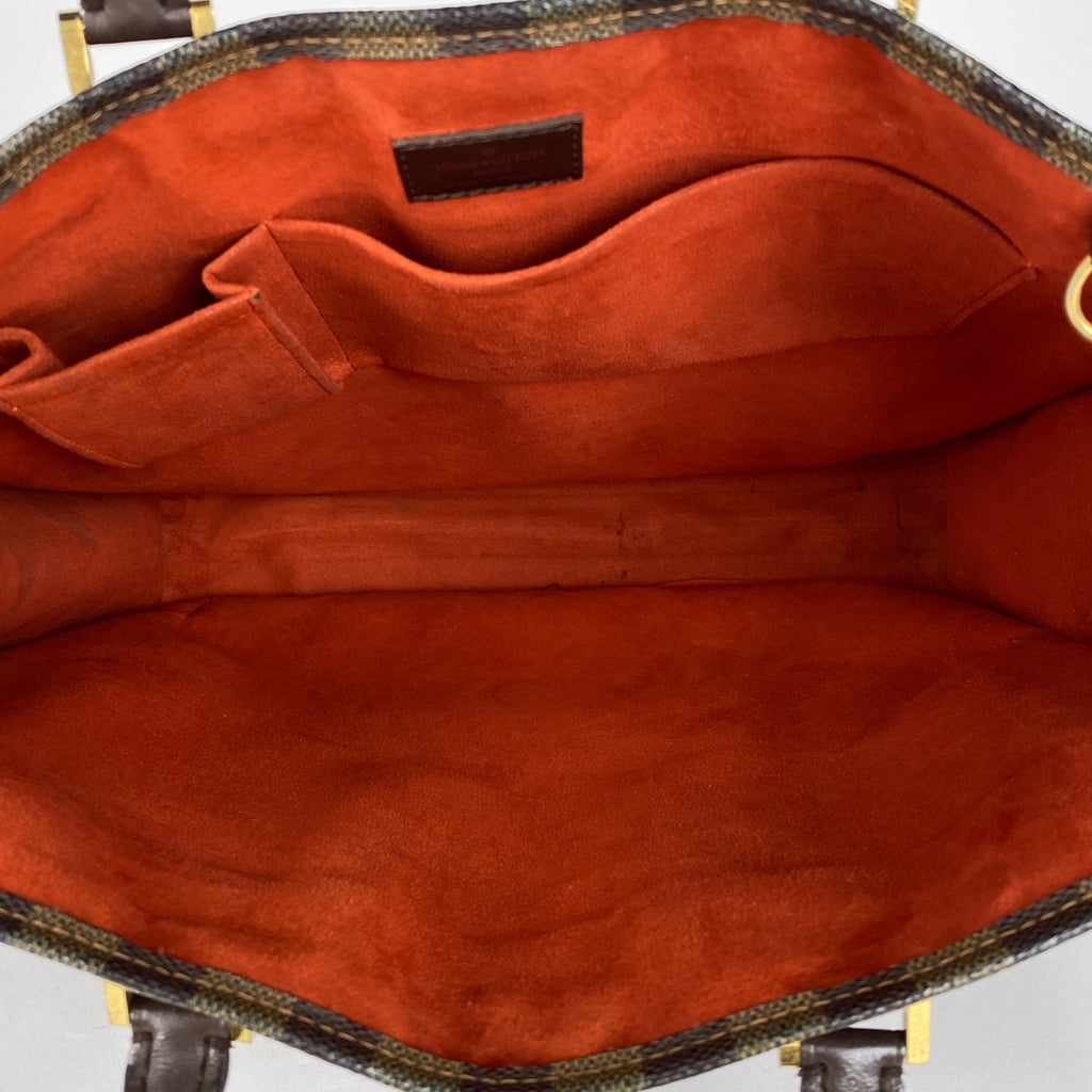 ルイ・ヴィトン サックプラ 通学鞄 ハンドバッグ トートバッグ ダミエ ブラウン N51140 レディース 【中古】brbag