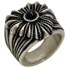 グッチ デザイン リング 指輪 カラーストーン リング 12号 シルバー925 シルバー レディース 【中古】bracc