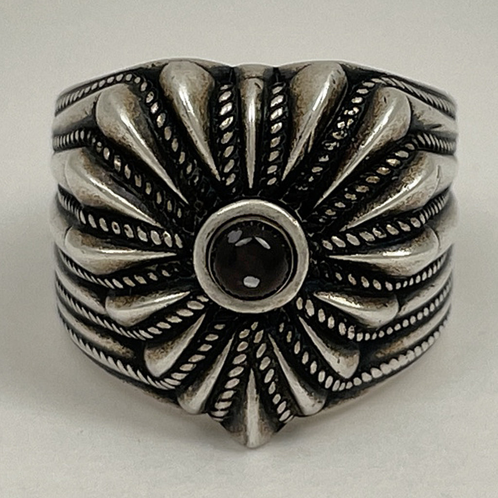 グッチ デザイン リング 指輪 カラーストーン リング 12号 シルバー925 シルバー レディース 【中古】bracc