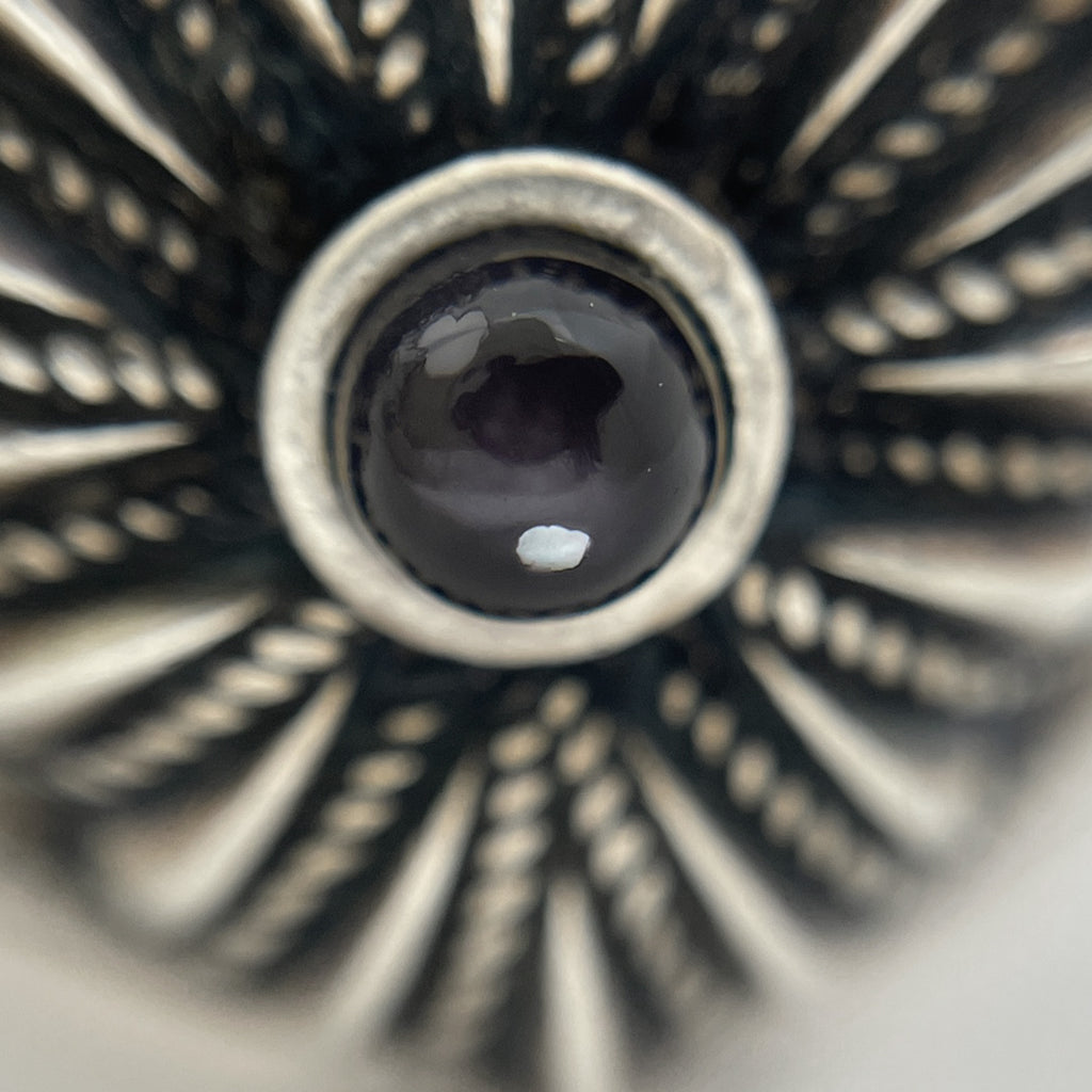 グッチ デザイン リング 指輪 カラーストーン リング 12号 シルバー925 シルバー レディース 【中古】bracc