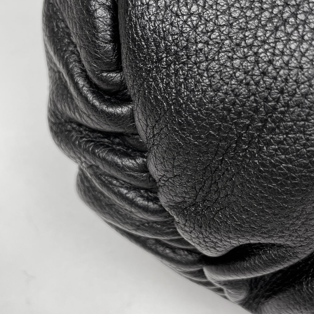 グッチ バンブー ホーボー ショルダーバッグ フリンジ タッセル ショルダーバッグ レザー ブラック 232930 レディース 【中古】brbag