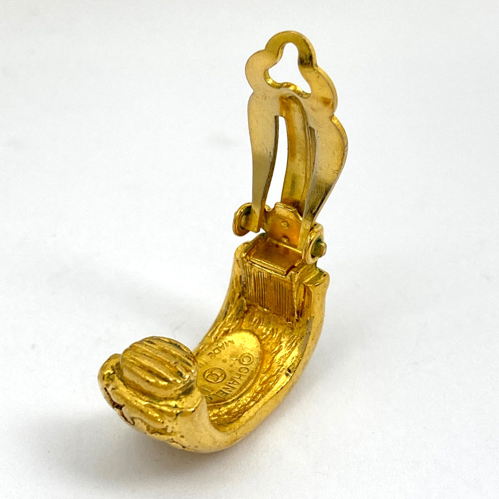 シャネル デザイン イヤリング GP ゴールド レディース 【中古】bracc