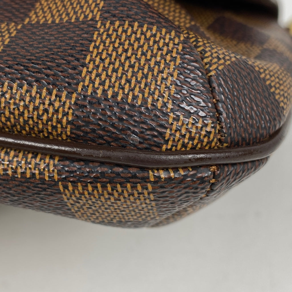 ルイ・ヴィトン ミュゼット タンゴ ロング 斜め掛け ショルダーバッグ ダミエ ブラウン N51301 レディース 【中古】brbag