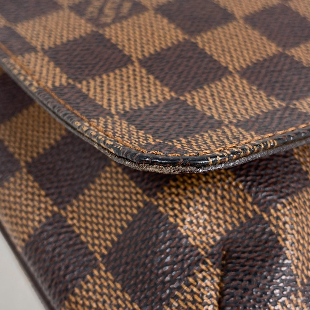 ルイ・ヴィトン ミュゼット タンゴ ロング 斜め掛け ショルダーバッグ ダミエ ブラウン N51301 レディース 【中古】brbag