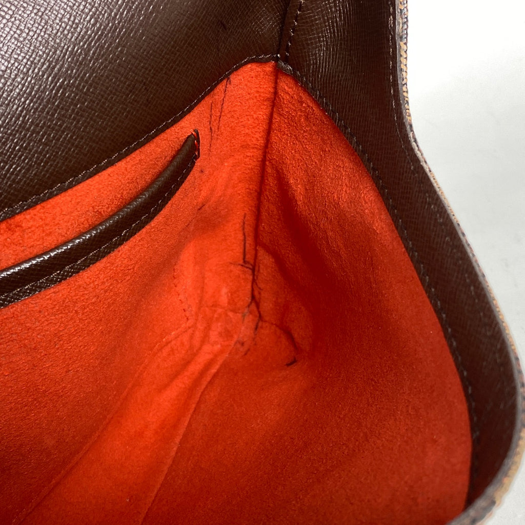 ルイ・ヴィトン ミュゼット タンゴ ロング 斜め掛け ショルダーバッグ ダミエ ブラウン N51301 レディース 【中古】brbag