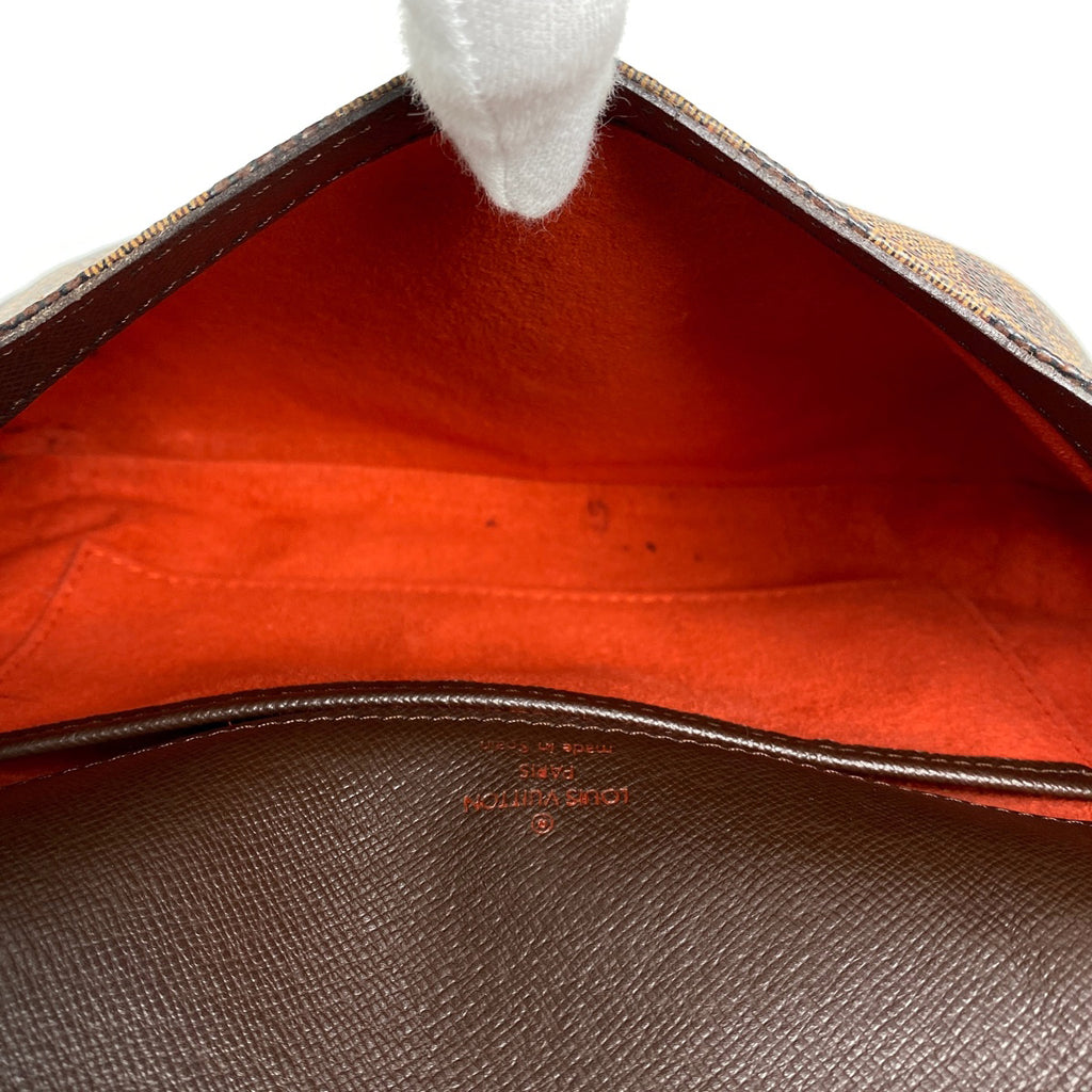 ルイ・ヴィトン ミュゼット タンゴ ロング 斜め掛け ショルダーバッグ ダミエ ブラウン N51301 レディース 【中古】brbag