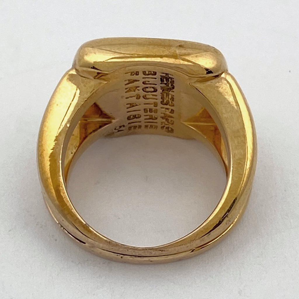 エルメス コロゾ リング 指輪 馬モチーフ ホース リング 13号 GP ゴールド レディース 【中古】bracc