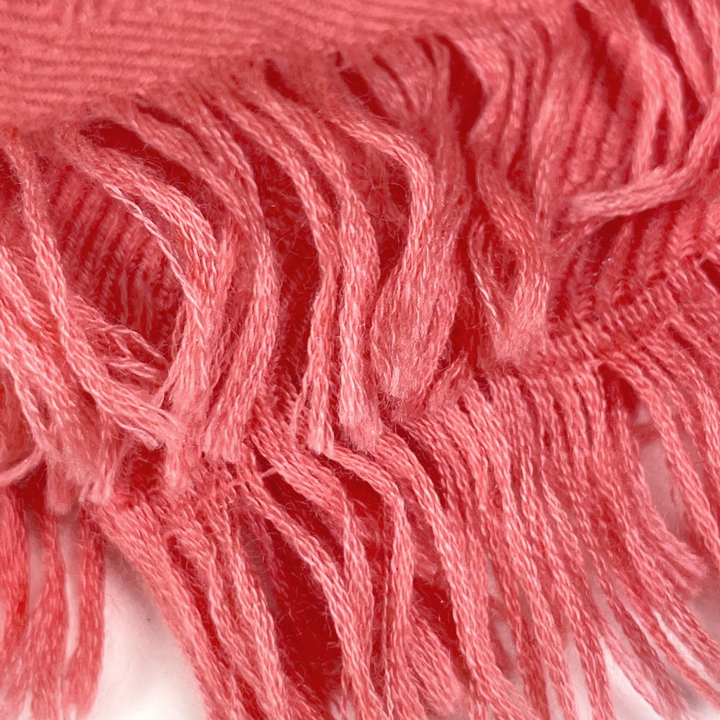 エルメス ロゴ ストール 大判 Hロゴ ストール カシミヤ シルク ピンク レディース 【中古】brbag