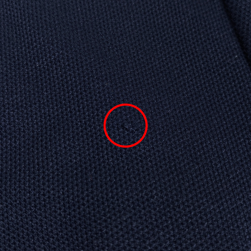 エルメス ロゴ ポロシャツ セリエボタン 半袖 トップス ポロシャツ 綿 ポリエステル ネイビー オレンジ メンズ 【中古】brapp