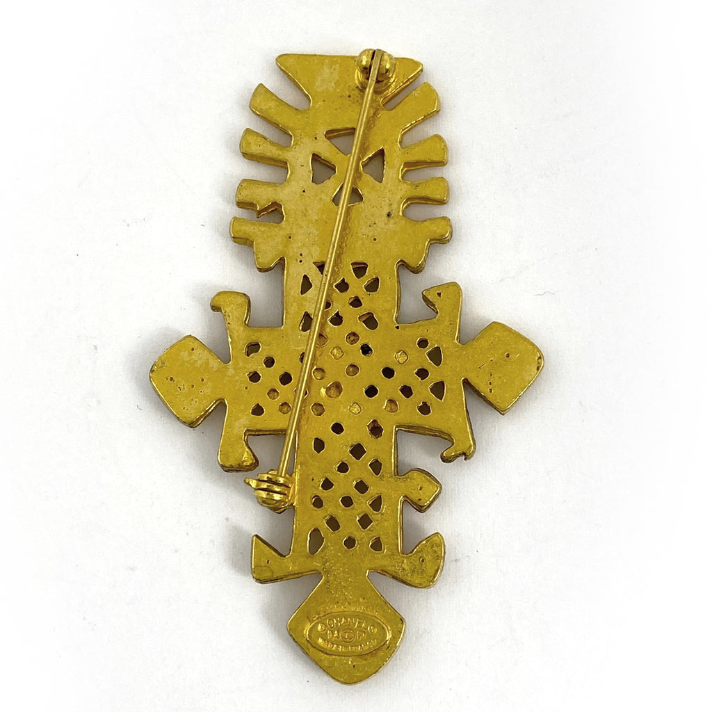 シャネル ココマーク ブローチ GP ゴールド レディース 【中古】bracc