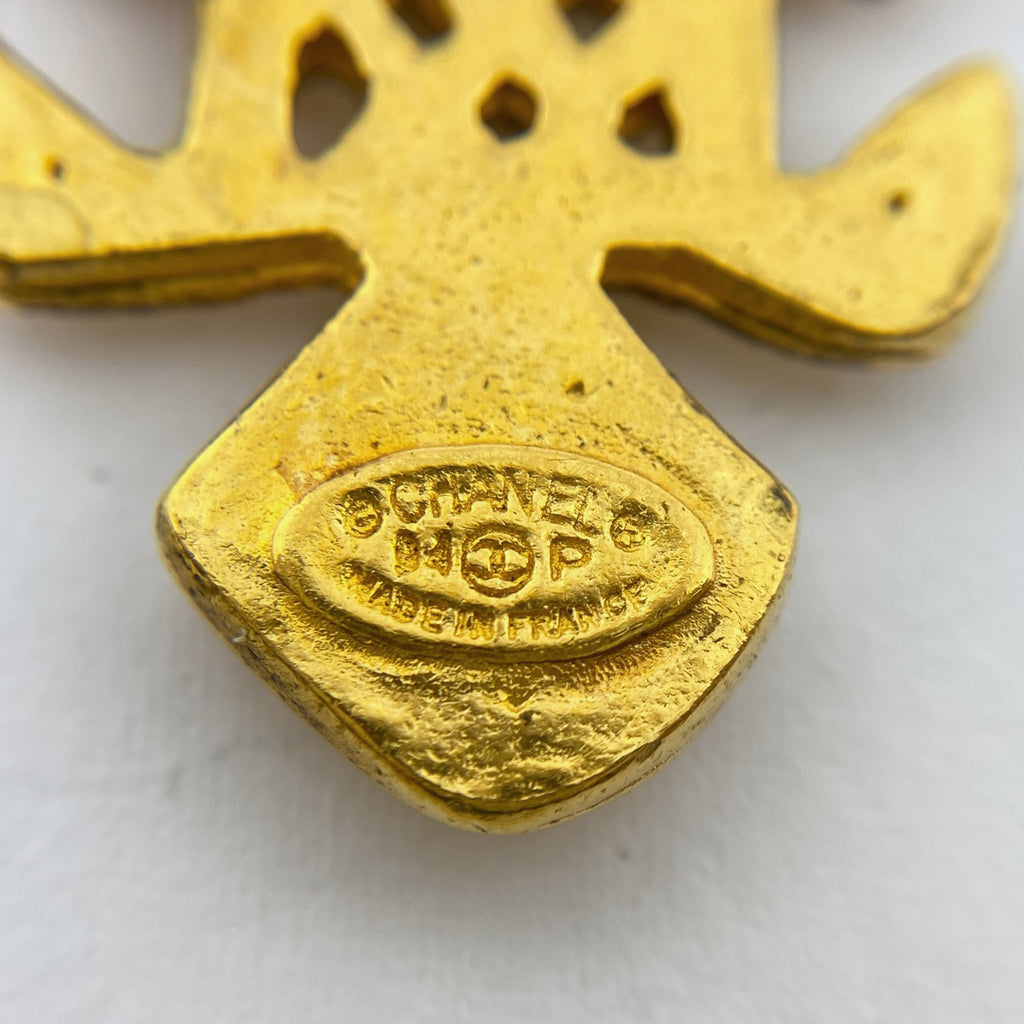 シャネル ココマーク ブローチ GP ゴールド レディース 【中古】bracc