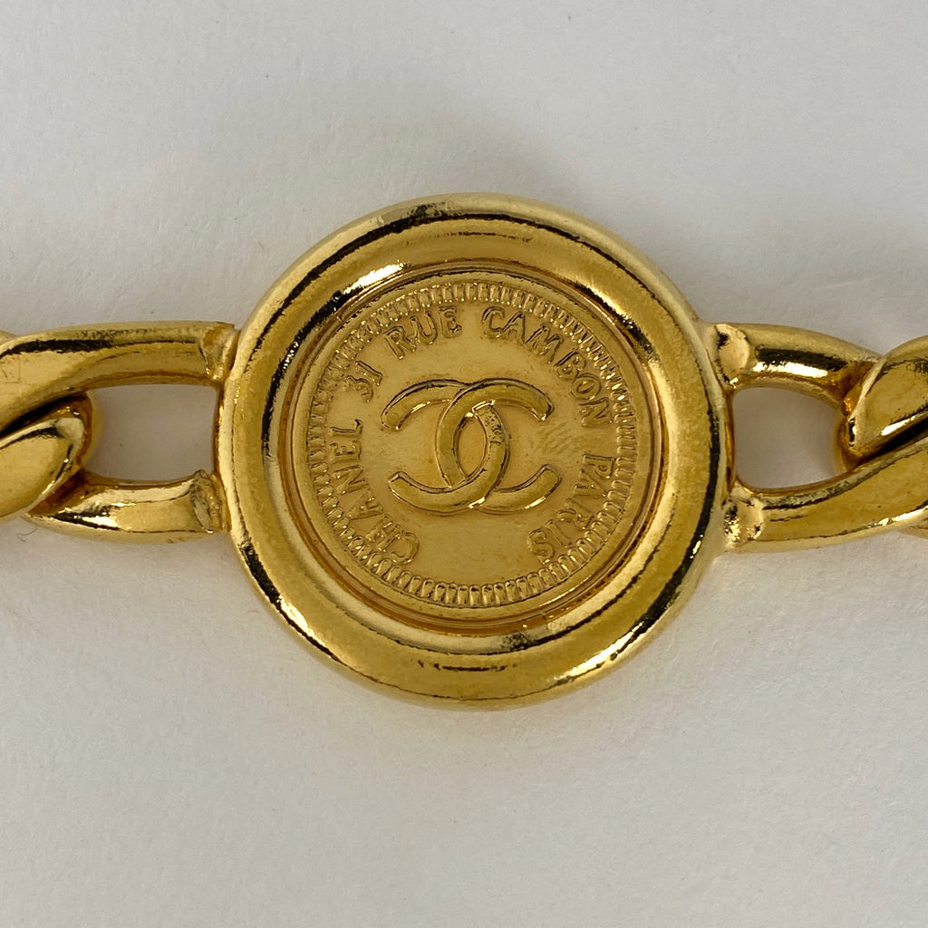 シャネル ココマーク チェーン ベルト GP ゴールド レディース 【中古】brbag