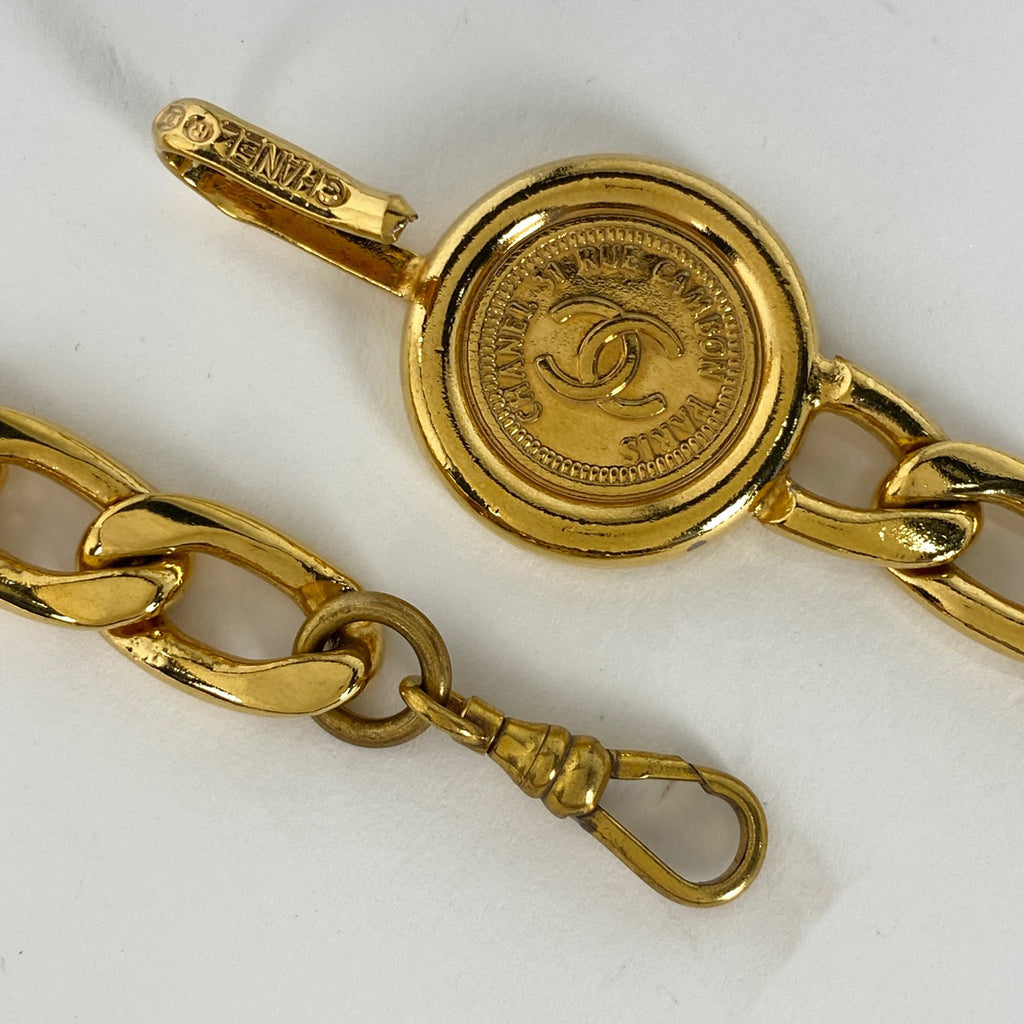 シャネル ココマーク チェーン ベルト GP ゴールド レディース 【中古】brbag