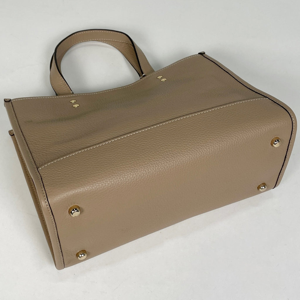 コーチ デンプシー トートバッグ 2WAY ショルダーバッグ トートバッグ レザー ベージュ C2004 レディース 【中古】brbag