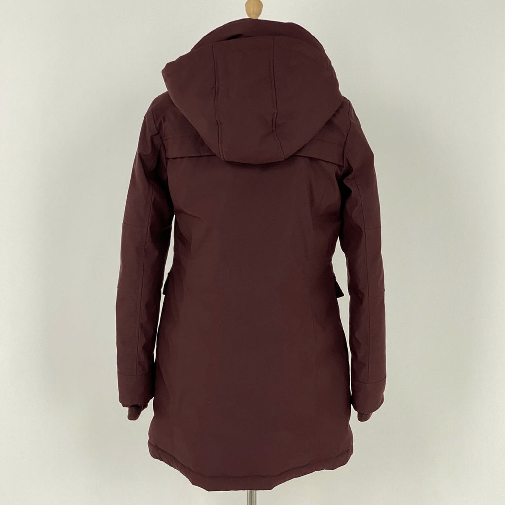 マイケルコース ロゴ ダウンコート 防寒 アウター ダウンコート ボルドー レディース 【中古】brapp
