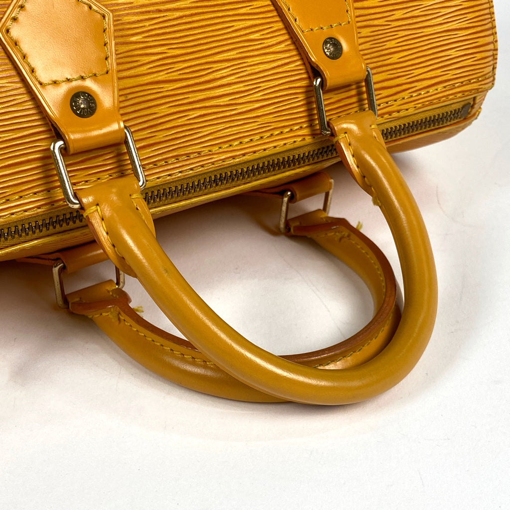 ルイ・ヴィトン スピーディ 25 ボストンバッグ 通勤鞄 ハンドバッグ エピ タッシリイエロー M43019 レディース 【中古】brbag