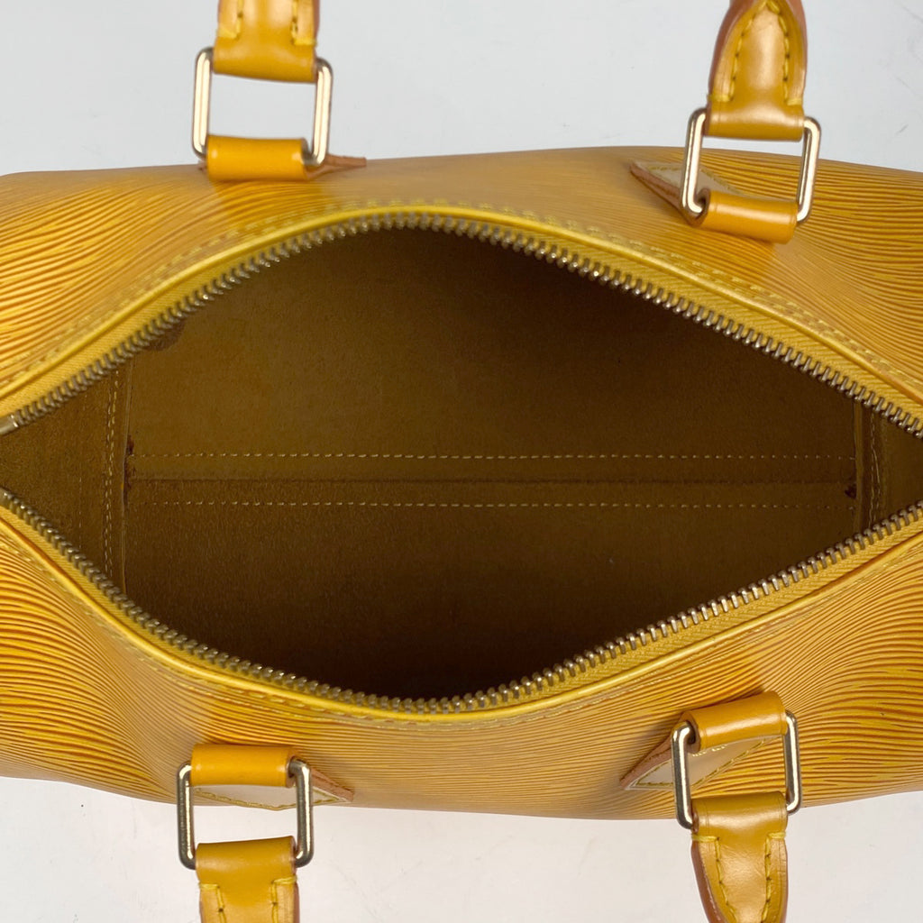 ルイ・ヴィトン スピーディ 25 ボストンバッグ 通勤鞄 ハンドバッグ エピ タッシリイエロー M43019 レディース 【中古】brbag