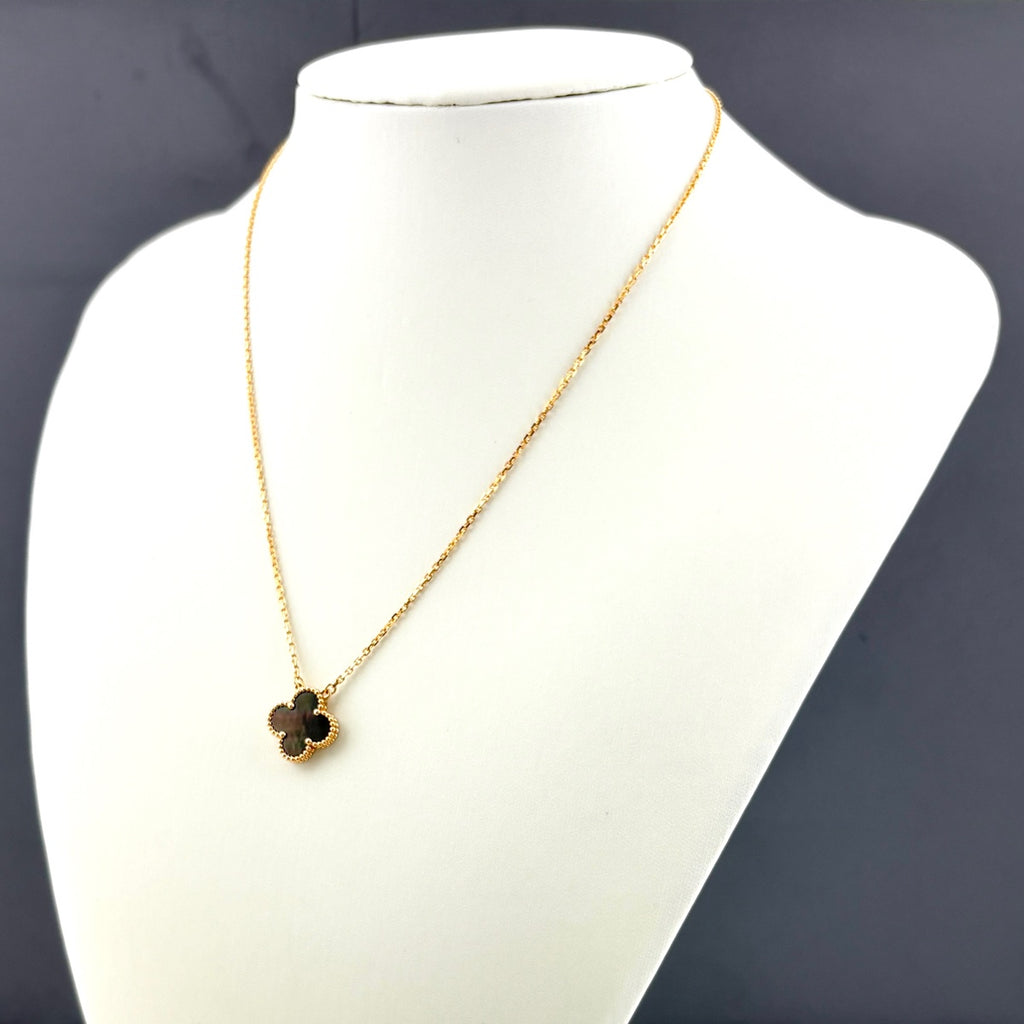 ヴァンクリーフ＆アーペル ヴィンテージアルハンブラ ネックレス PG ピンクゴールド シェル ペンダント ネックレス 750 シェル レディース ブランドジュエリー 【中古】brjwl