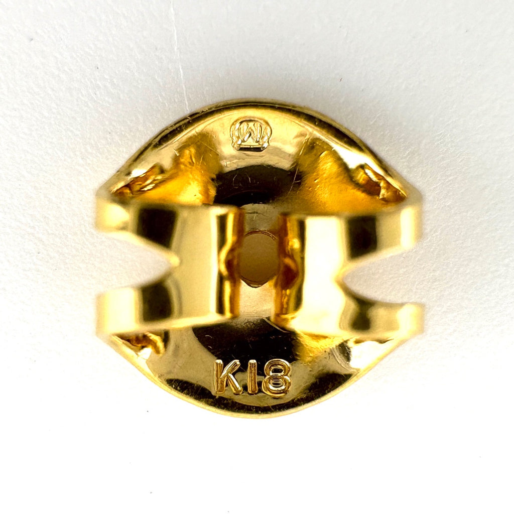 ミキモト パール デザインピアス YG イエローゴールド 真珠 ピアス K18 パール レディース ブランドジュエリー 【中古】brjwl