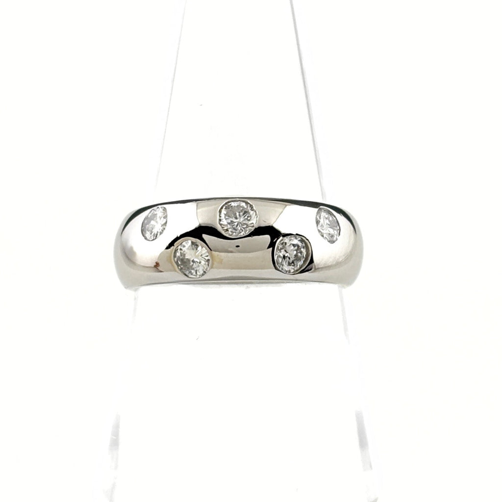 メレダイヤ デザインリング プラチナ 指輪 リング 12号 Pt900 ダイヤモンド レディース 【中古】nbjwl