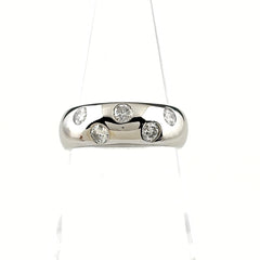 メレダイヤ デザインリング プラチナ 指輪 リング 12号 Pt900 ダイヤモンド レディース 【中古】nbjwl