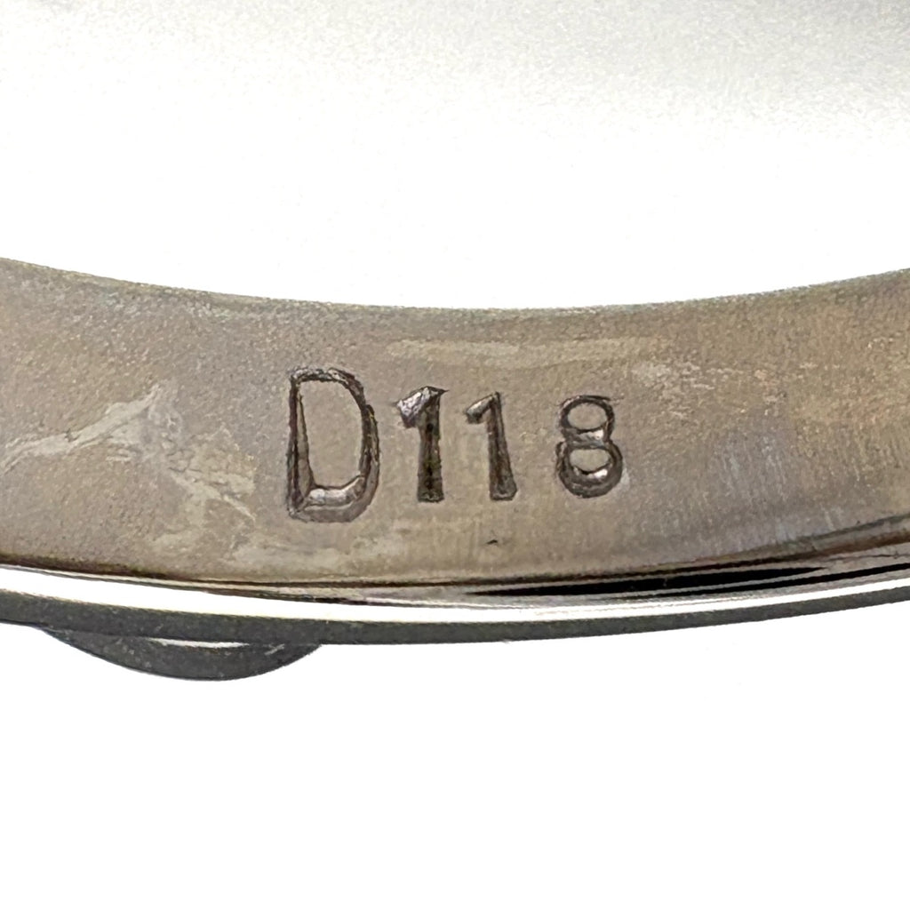 クリソベリルキャッツアイ デザインリング プラチナ 指輪 メレダイヤ リング 11号 Pt900 クリソベリルキャッツアイ ダイヤモンド レディース ノンブランドジュエリー 【中古】nbjwl