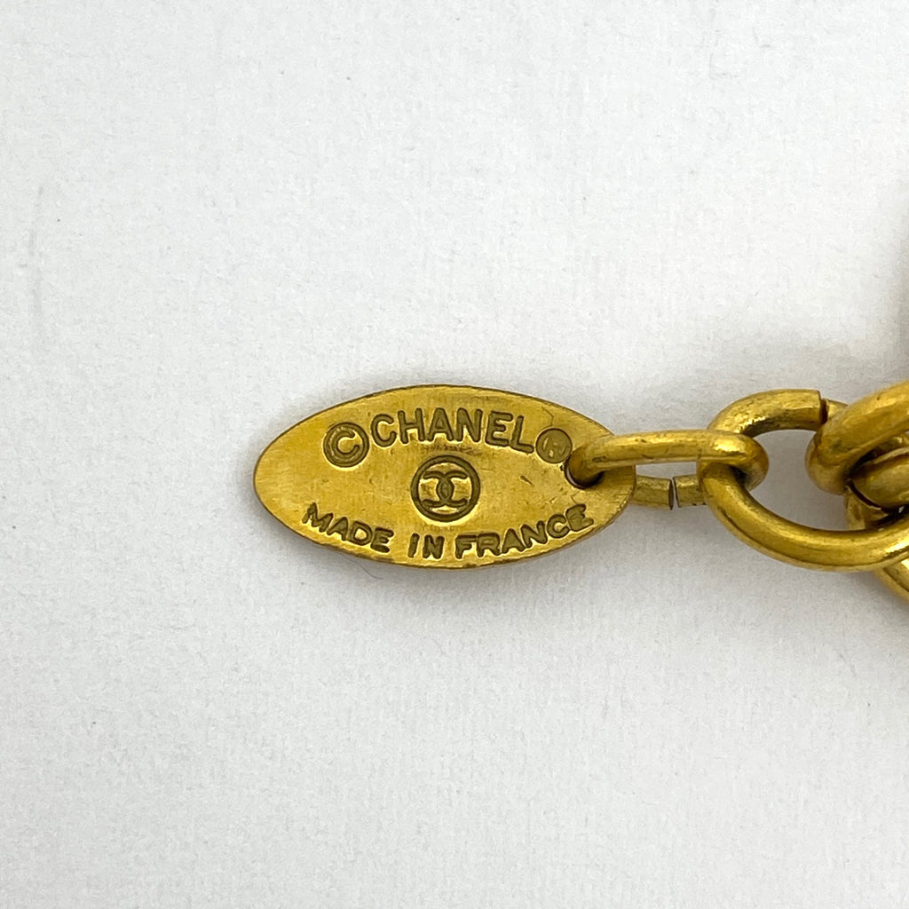 シャネル ココマーク チェーン ネックレス GP ゴールド レディース 【中古】bracc