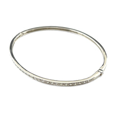 メレダイヤ デザインバングル 腕輪 ブレスレット 750 ダイヤモンド レディース ノンブランドジュエリー 【中古】nbjwl