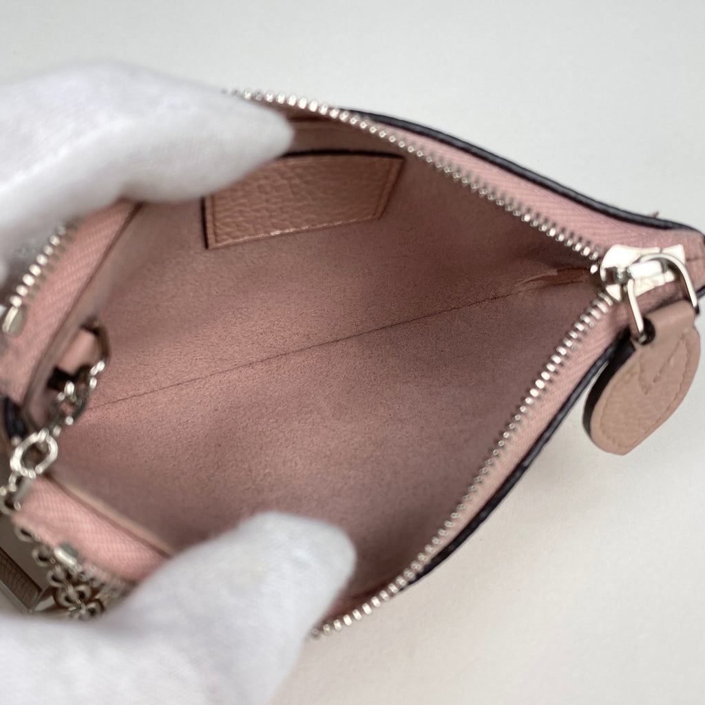 ルイ・ヴィトン ポシェット クレ コインパース 小銭入れ コインケース モノグラムマヒナ マグノリア(ピンク) M69508 レディース 【中古】brbag