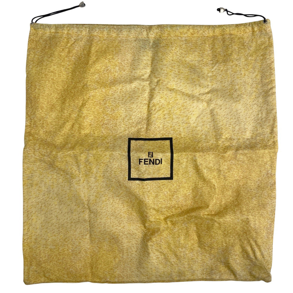 フェンディ ズッカロゴ マンマバケット ワンショルダー ハンドバッグ ショルダーバッグ ファブリック グレー 60590　 レディース 【中古】brbag